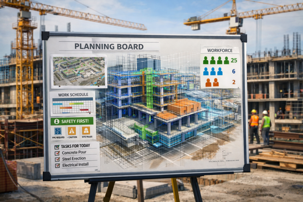 Resource Allocation Strategies in Planning for Construction Projects